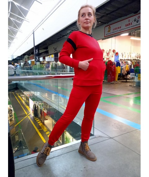 Red tracksuit