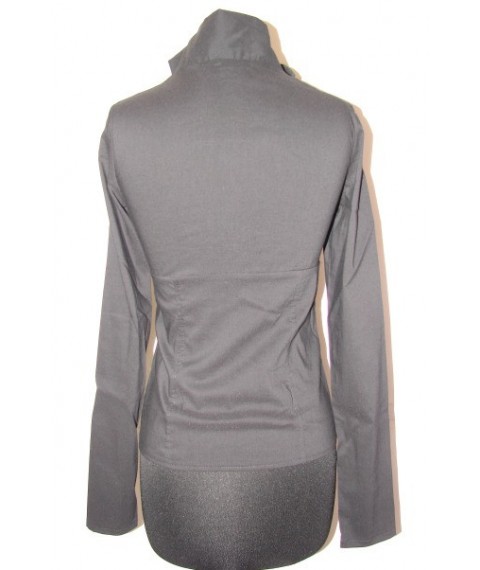 Blouse with frill