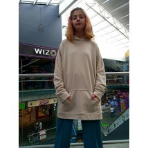 Oversized milky hoodie