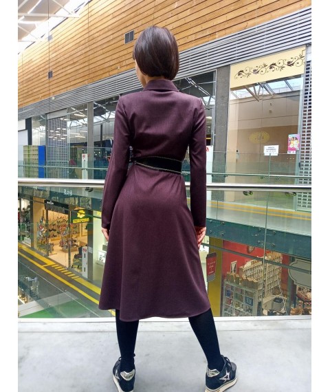 Chocolate midi dress