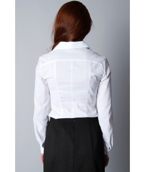 White shirt with cotton yoke P78