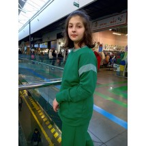 Green sweatshirt for women
