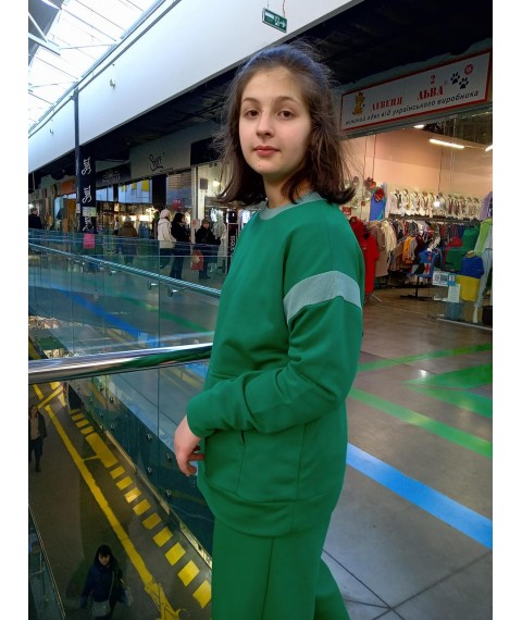 Green sweatshirt for women