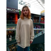 Oversized milky hoodie
