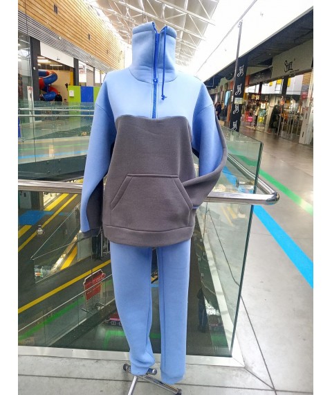 Combi suit, gray-blue