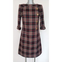 Warm check dress