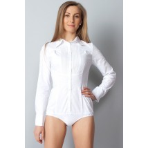 Women's cotton body blouse, "2 LIONS"