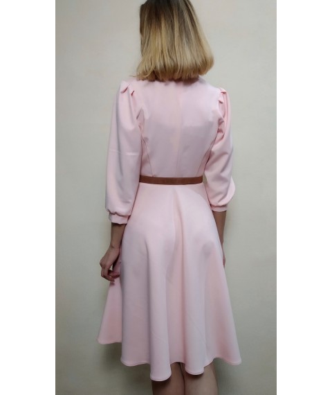 Cream midi dress