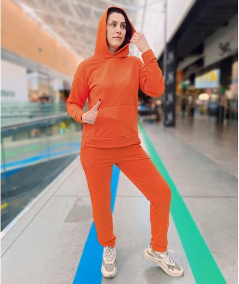 Orange color tracksuit