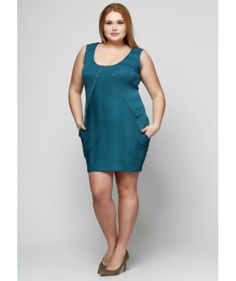 Зеленый сарафан