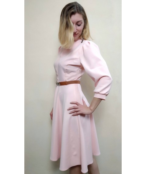 Cream midi dress