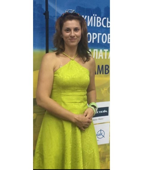 Сарафан жаккард салатовий
