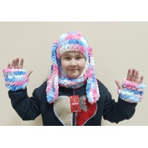 Шапка-балаклава с длинными ушами