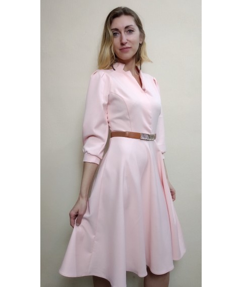 Cream midi dress