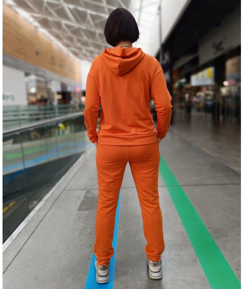 Orange color tracksuit