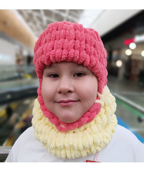 Children's knitted balaclava