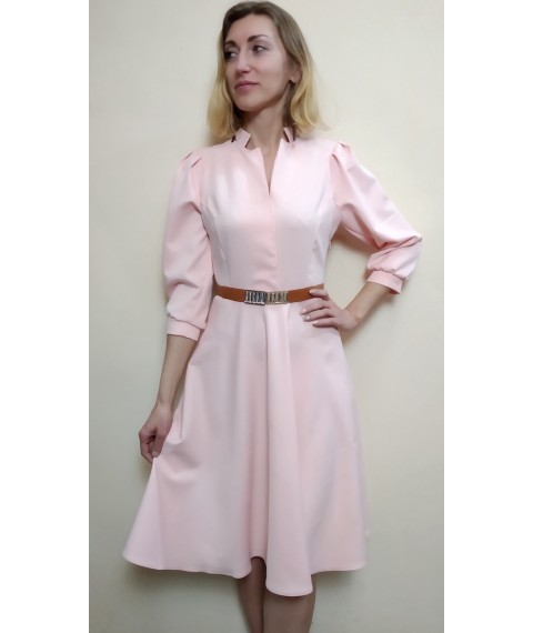 Cream midi dress