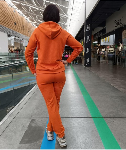 Orange color tracksuit