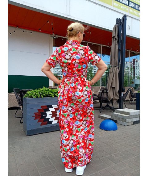 Maxi dress with flowers