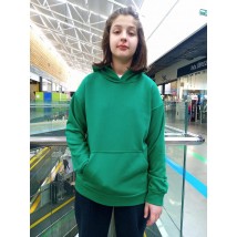 Green loop hoodie