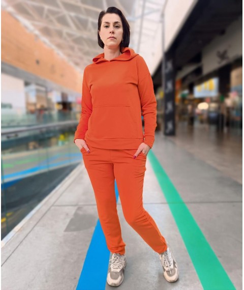 Orange color tracksuit