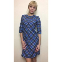 Women's checkered office dress P224