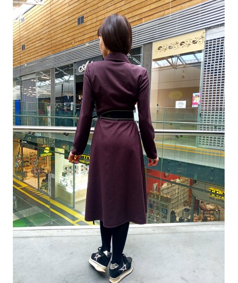 Chocolate midi dress