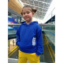 Children's blue hoodie