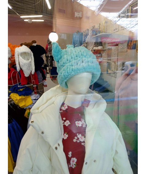 Turquoise set - hat, snood and mittens