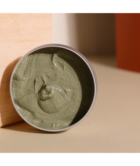 Глиняна маска для обличчя Зелена глина (проти висипань) 50 мл