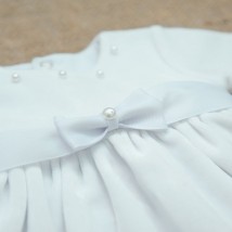 Kleid BetiS "Perlen" d.r. Weißer Velours 27076740 Höhe 80