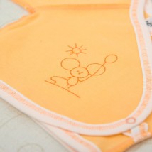Baby shirt BetiS "Target" with embroidery Orange Interlock 27080410 Height 42