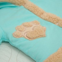 К-м BetiS "Теплі лапки" з вишивкою Ментол Футер,махра 27080774  Зріст 80