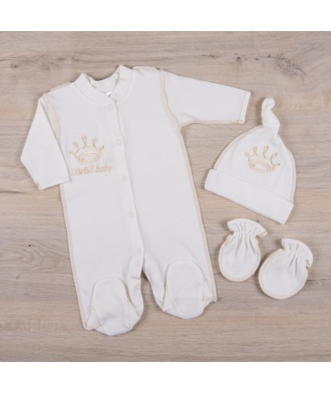 Чоловічок BetiS "BetiS baby" Молочний Інтерлок 27082273  Зріст 56