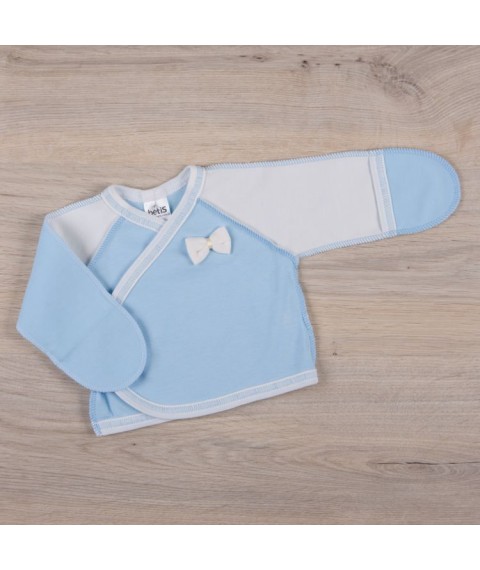 Baby clothes BetiS "Bow" Monotone Milk / blue Interlock 27681235 Height 40