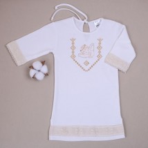 Shirt BetiS "Little Angel" d.r. with embroidery Dairy / gold Interlock 27682354 Height 68