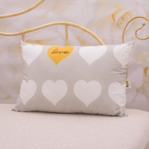 Pillow Standard BetiS "Sweet dreams" Gray Poplin 27683654 40 * 60 cm