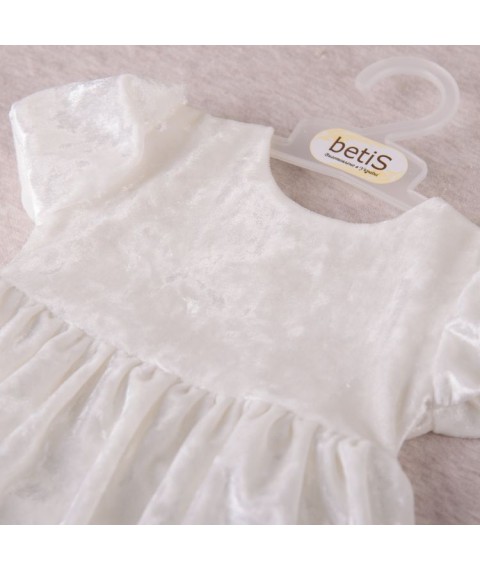 BetiS dress "Velvet gloss" with a bandage Milk Velvet 27684340 Height 74
