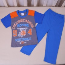 Newyork Boy Suit. T-shirt, pants Blue Cooler 27688420 Elit Star kids Turkey Size 86-92