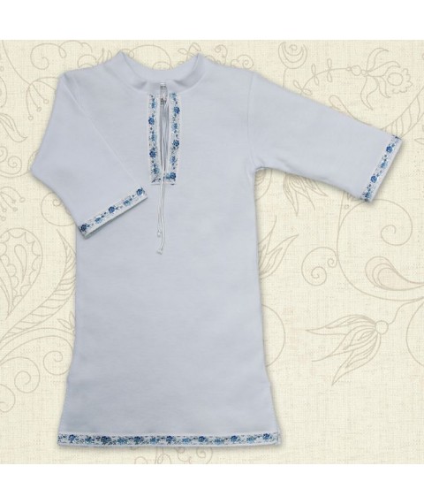 Shirt BetiS "Christian-2" d.r. White / blue Interlock 27682306 Height 68-44