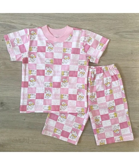 Піжама BetiS футболка,штани Рожевий Кулір 2705926  Зріст 86-52