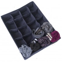 Коробочка для трусиків 20 комірок ORGANIZE (джинс)