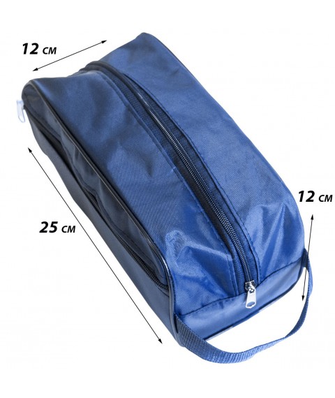 Men's travel cosmetic bag ORGANIZE (blue)