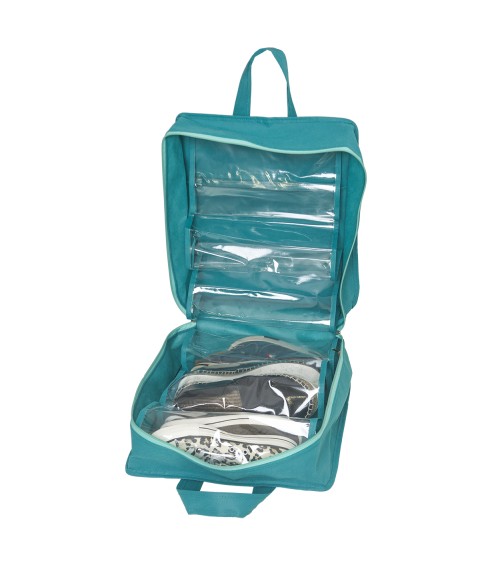 Organizer bag for children's shoes 40*35*18 cm (azure)