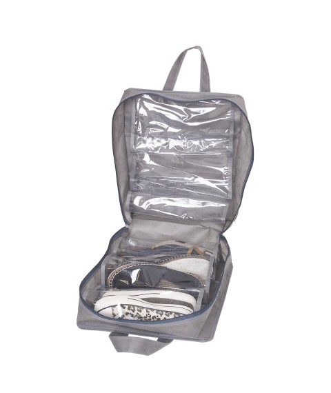 Organizer bag for shoes 40*35*18 cm (gray)