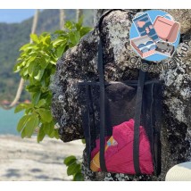 Shopper bag for the beach ORGANIZE (black)