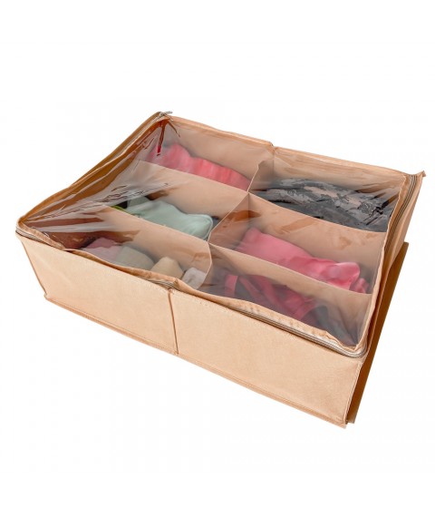 Organizer for storing shoes for 6 pairs up to size 39 ORGANIZE (beige)