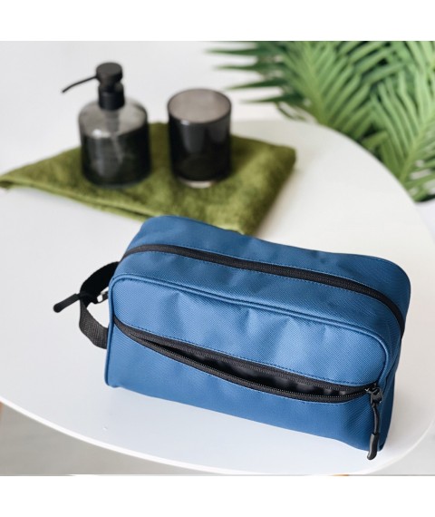 Men's travel cosmetic bag ORGANIZE (blue)