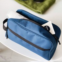 Men's travel cosmetic bag ORGANIZE (blue)