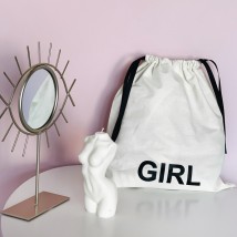 Cotton bag for things 30*35 cm Girl (light)